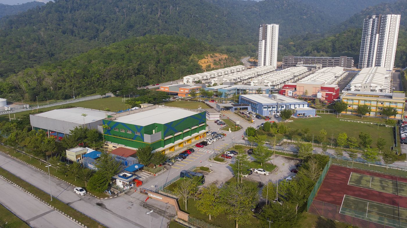 テンビー・インターナショナルスクール・セティア・エコ・パーク: Tenby Schools Ipoh campus from above