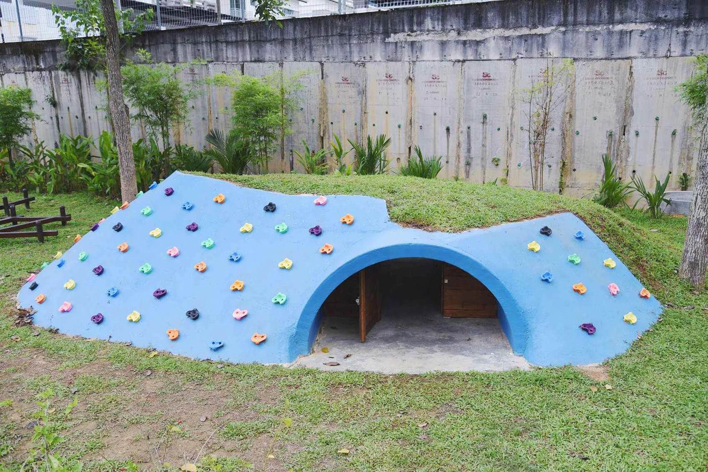 テンビー・インターナショナルスクール・セティア・エコ・パーク: Climbing wall for kids